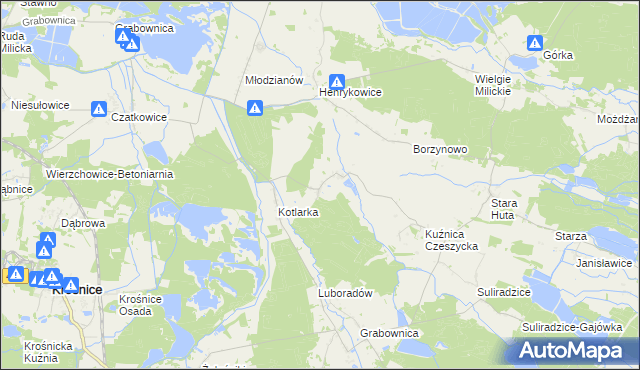 mapa Czeszyce, Czeszyce na mapie Targeo