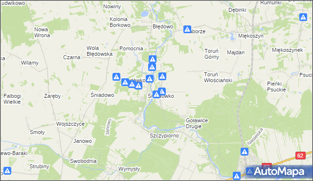 mapa Goławice Pierwsze, Goławice Pierwsze na mapie Targeo