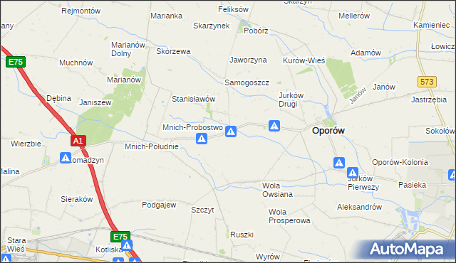 mapa Golędzkie, Golędzkie na mapie Targeo