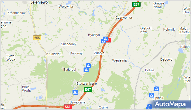 mapa Jasionowo gmina Szypliszki, Jasionowo gmina Szypliszki na mapie Targeo