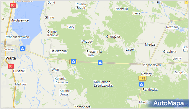 mapa Józefów-Wiktorów, Józefów-Wiktorów na mapie Targeo