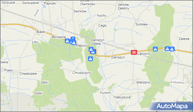 mapa Kamionka gmina Ostrów Wielkopolski, Kamionka gmina Ostrów Wielkopolski na mapie Targeo