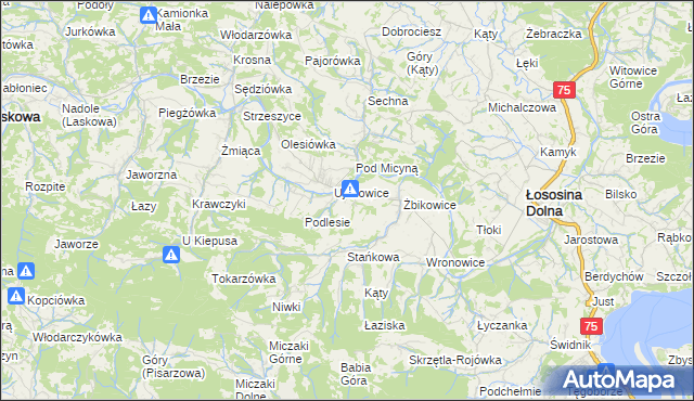 mapa Kobyłczyna, Kobyłczyna na mapie Targeo