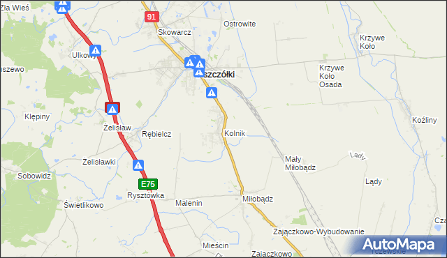 mapa Kolnik, Kolnik na mapie Targeo