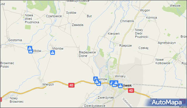 mapa Leśnik gmina Głogówek, Leśnik gmina Głogówek na mapie Targeo