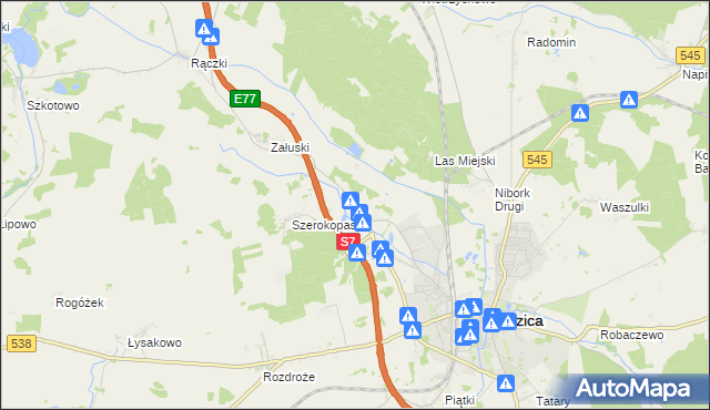 mapa Litwinki gmina Nidzica, Litwinki gmina Nidzica na mapie Targeo