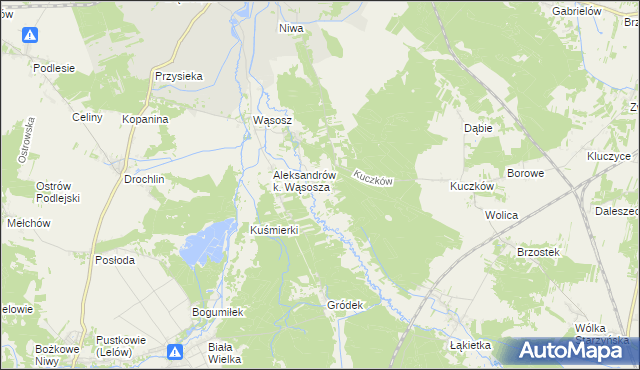mapa Łysaków gmina Koniecpol, Łysaków gmina Koniecpol na mapie Targeo