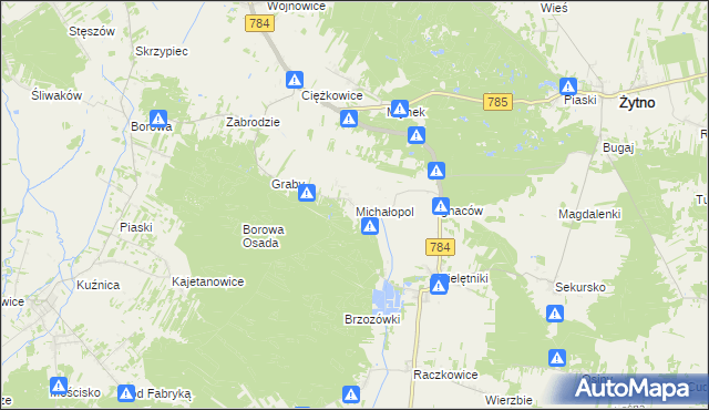 mapa Michałopol, Michałopol na mapie Targeo