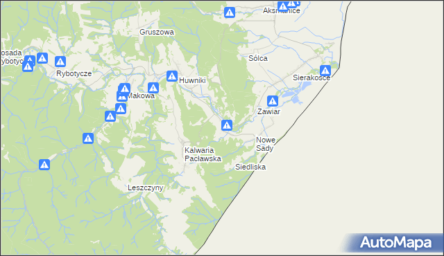 mapa Nowosiółki Dydyńskie, Nowosiółki Dydyńskie na mapie Targeo