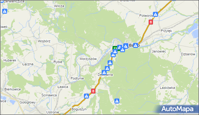 mapa Opolnica, Opolnica na mapie Targeo