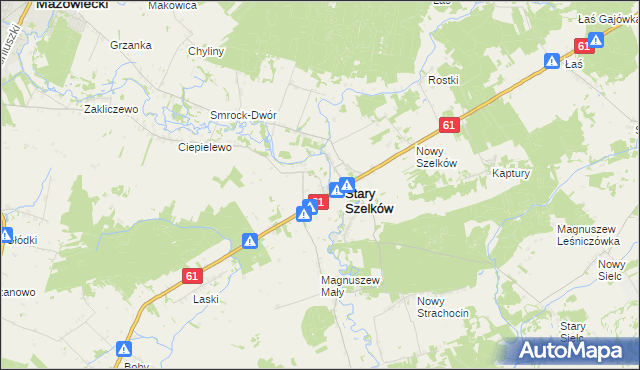 mapa Orzyc, Orzyc na mapie Targeo