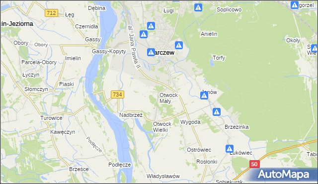 mapa Otwock Mały, Otwock Mały na mapie Targeo