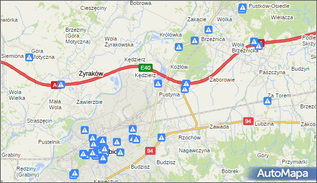 mapa Pustynia, Pustynia na mapie Targeo