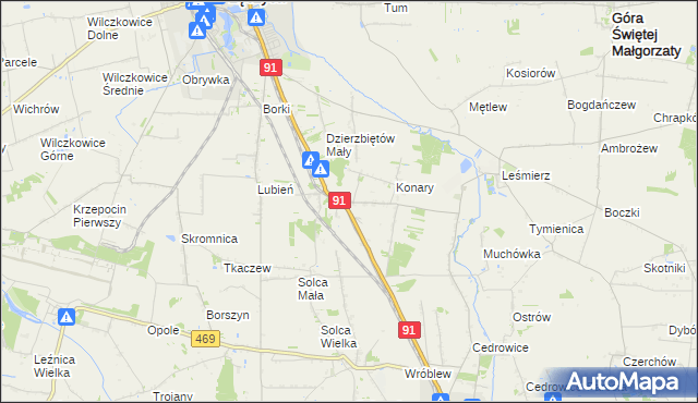 mapa Sierpów, Sierpów na mapie Targeo