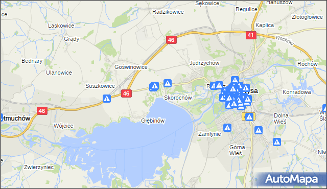 mapa Skorochów, Skorochów na mapie Targeo