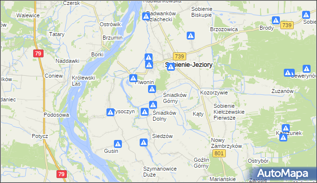 mapa Śniadków Górny A, Śniadków Górny A na mapie Targeo