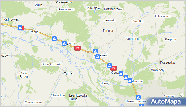 mapa Starawieś, Starawieś na mapie Targeo