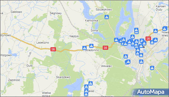 mapa Stradomno, Stradomno na mapie Targeo