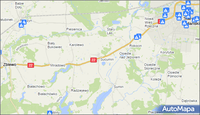 mapa Sucumin, Sucumin na mapie Targeo