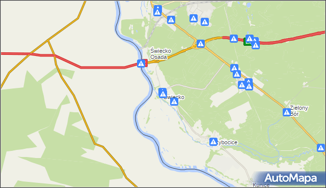 mapa Świecko, Świecko na mapie Targeo