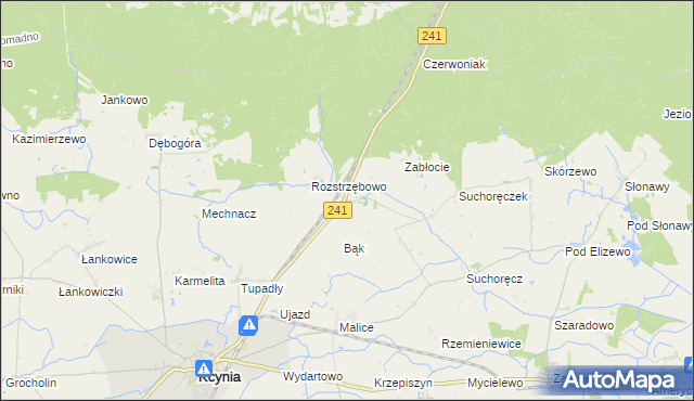 mapa Szczepice, Szczepice na mapie Targeo