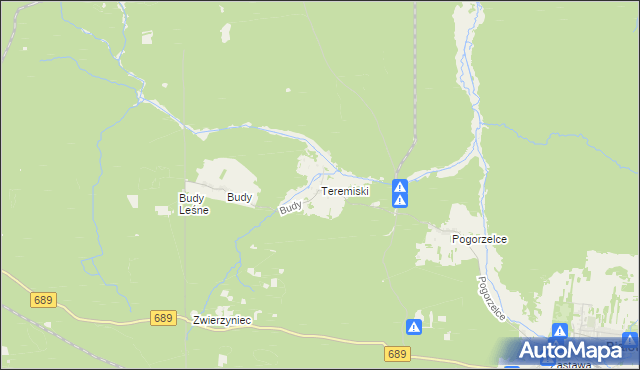 mapa Teremiski, Teremiski na mapie Targeo