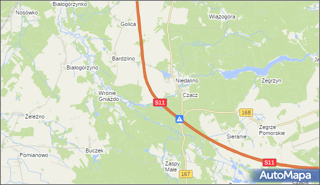 mapa Węgorki, Węgorki na mapie Targeo