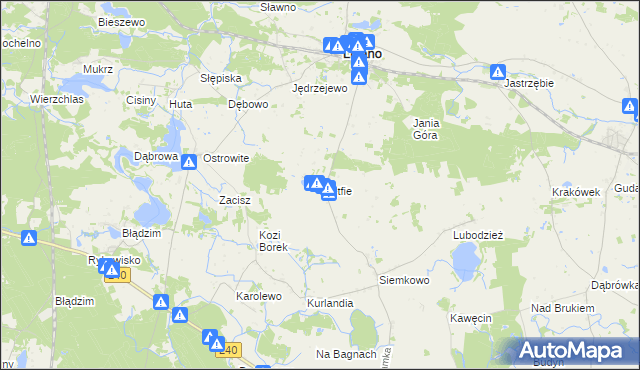 mapa Wętfie, Wętfie na mapie Targeo