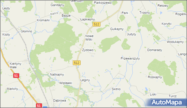 mapa Zawiersze, Zawiersze na mapie Targeo