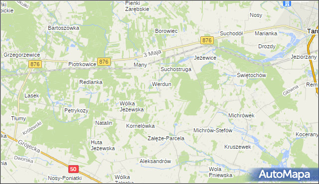 mapa Bystrzanów, Bystrzanów na mapie Targeo