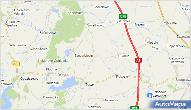 mapa Dalwin, Dalwin na mapie Targeo