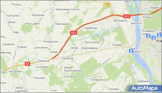 mapa Dobrosławów, Dobrosławów na mapie Targeo