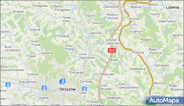 mapa Glinik Charzewski, Glinik Charzewski na mapie Targeo