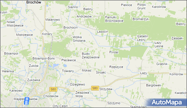 mapa Kirsztajnów, Kirsztajnów na mapie Targeo