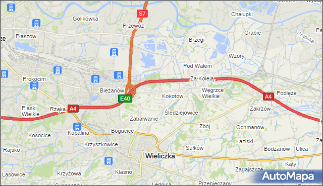 mapa Kokotów, Kokotów na mapie Targeo