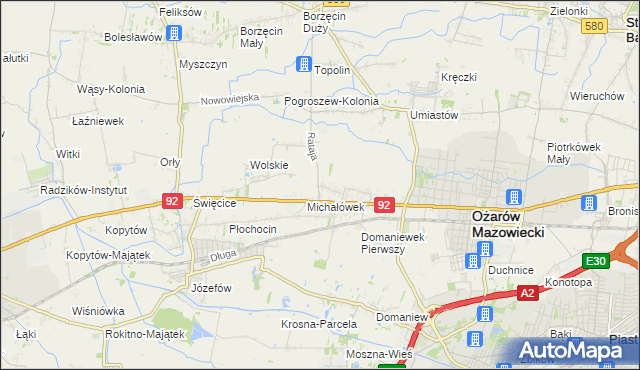 mapa Koprki, Koprki na mapie Targeo