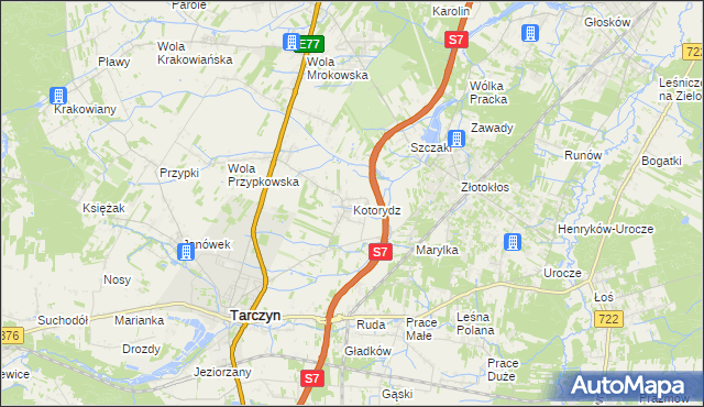 mapa Kotorydz, Kotorydz na mapie Targeo