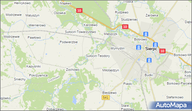 mapa Kwaśno, Kwaśno na mapie Targeo