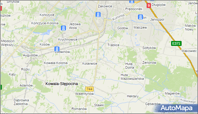 mapa Mazowszany, Mazowszany na mapie Targeo