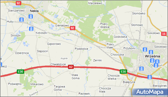 mapa Opatówko, Opatówko na mapie Targeo