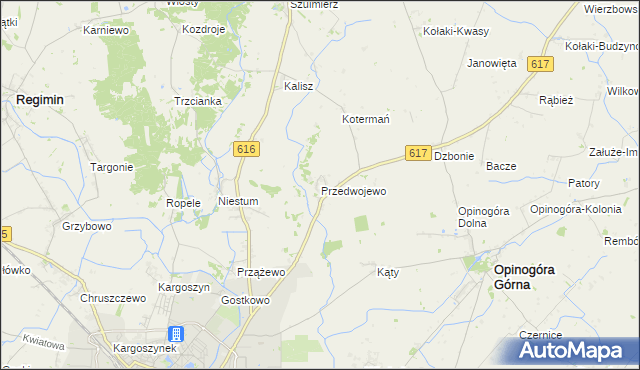 mapa Przedwojewo, Przedwojewo na mapie Targeo