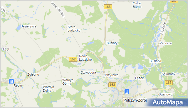 mapa Przyrówko, Przyrówko na mapie Targeo