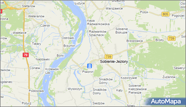mapa Radwanków Królewski, Radwanków Królewski na mapie Targeo