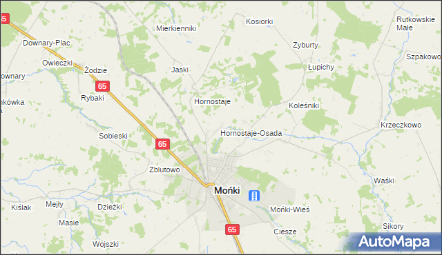 mapa Świerzbienie, Świerzbienie na mapie Targeo