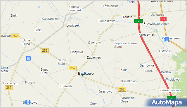 mapa Toporzyszczewo, Toporzyszczewo na mapie Targeo