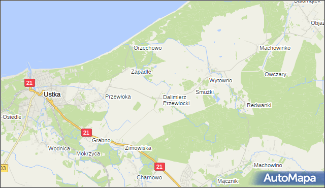 mapa Dalimierz Przewłocki, Dalimierz Przewłocki na mapie Targeo