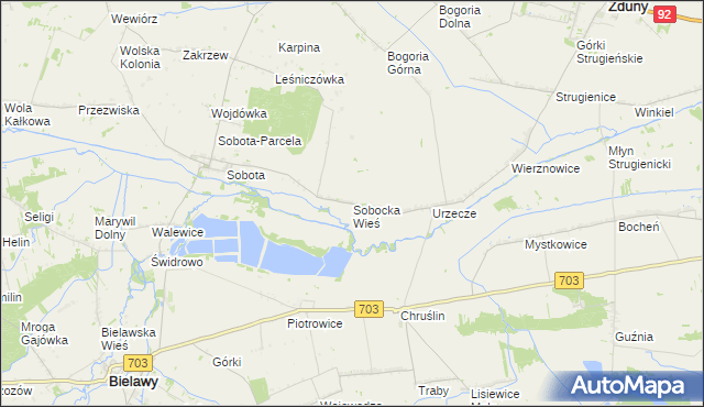 mapa Sobocka Wieś, Sobocka Wieś na mapie Targeo