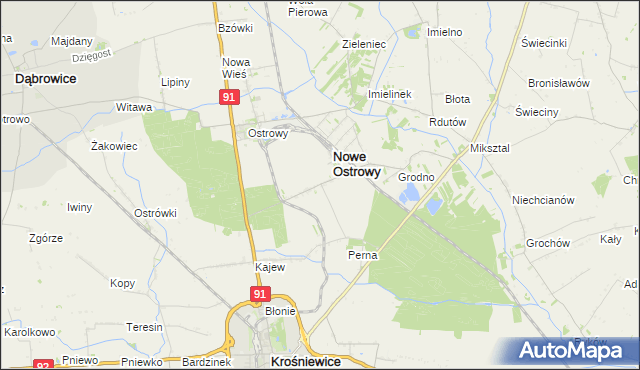 mapa Wołodrza, Wołodrza na mapie Targeo