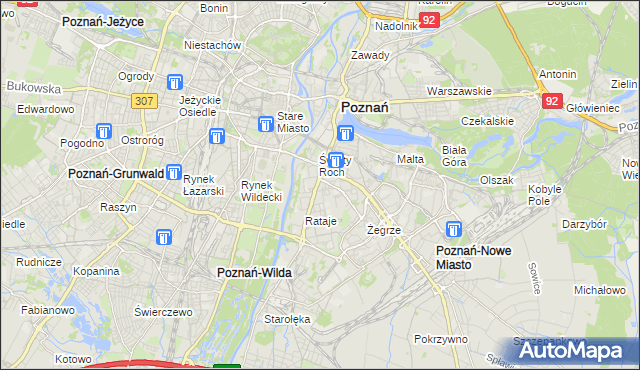 mapa Obrzyca, Obrzyca na mapie Targeo