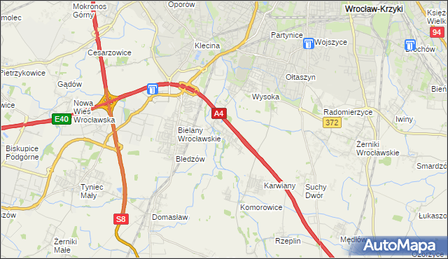 mapa Ślęza, Ślęza na mapie Targeo